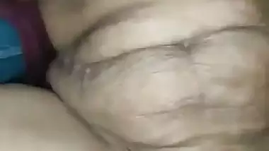 Husband fingering wife pussy harder before fucking