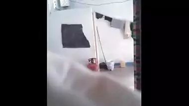 Sexy Maid Caught Bathing On Cam
