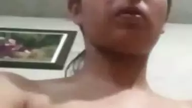 Punjabi girl topless video making for boyfriend