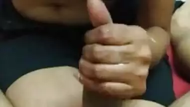 Sexy And Horny Indian Wife Giving HandJob And Riding On dick 4 Clips Part 1