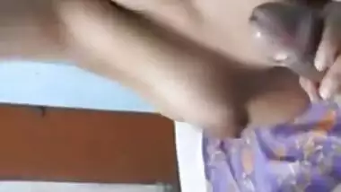 MMS video of Desi village couple in a hot XXX sex show on camera