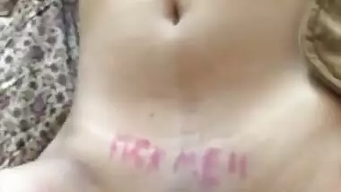 Desi Indian - Indian Girlfriend Getting Satisfied Using My Fingers