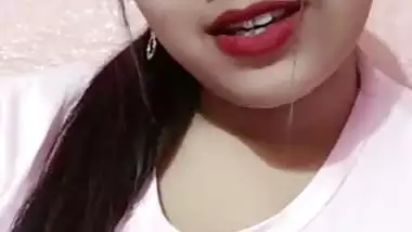 Big boobs cute girlfriend nude on video call MMS