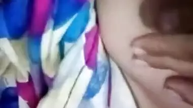 Today Exclusive- Cute Desi Girl Showing Her Boobs And Pussy On Video Call Part 3
