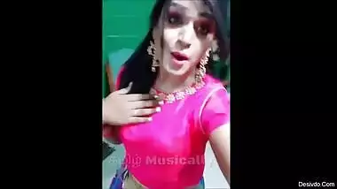 Beautiful aunty selfie video