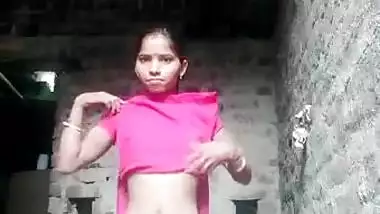 Today Exclusive- Village Wife Record Her Nude Video For Hubby