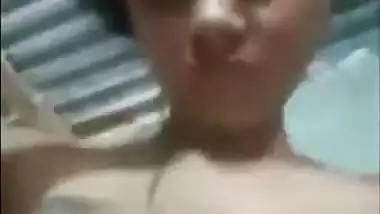 Cute girl show on VC