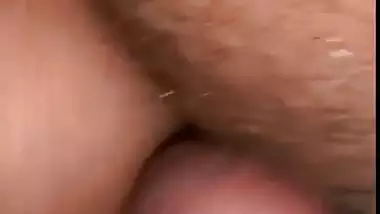 Nepali wife fucking lover after putting condom