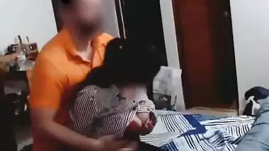 A working girl cheats on her lover and fucks her friend