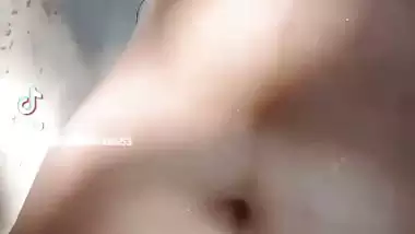 TikTok girl showing naked body for more followers
