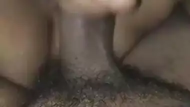 Big ass Indian girl giving blowjob