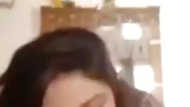 Wife’s blowjob and nude GF on video call sex