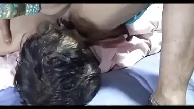 Horny desi bhabhi enjoying her pussy licking by hubby with loud moaning