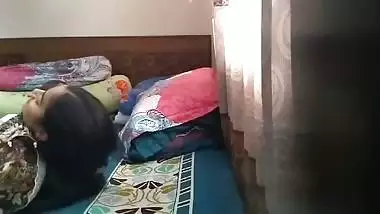 Lovers quick fucking caught by friend in his room
