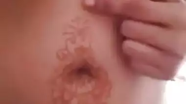 Desi hottie shows inked XXX tits and trimmed pussy perfect for sex