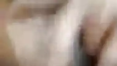 Bhabhi is on video call with husband, masturbating and bagging for dick super horny