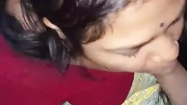 Chubby wife sucking dick of her husband pov video