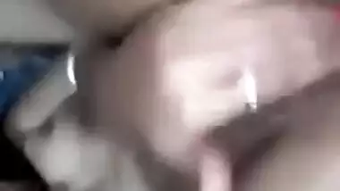 Single Indian girl masturbates XXX flower when there is no possibility to have sex