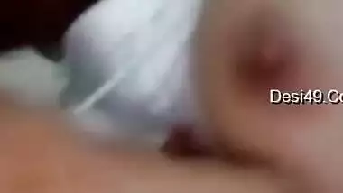 Today Exclusive- Sexy Bihari Girl Showing Her Boobs On Video Call Part 6