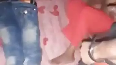 Desi charmer has mouth and pussy penetrated during XXX group sex MMS