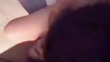 Desi nude GF gives an Indian blowjob to her new lover