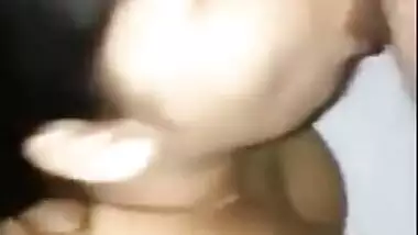 Thick Desi wife blows her hubby and takes his XXX dong in doggy