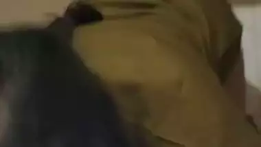 Deep blowjob MMS of a chubby girl from a hotel room