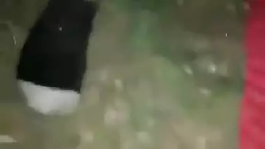 Standing style outdoor chudai with Indian prostitute